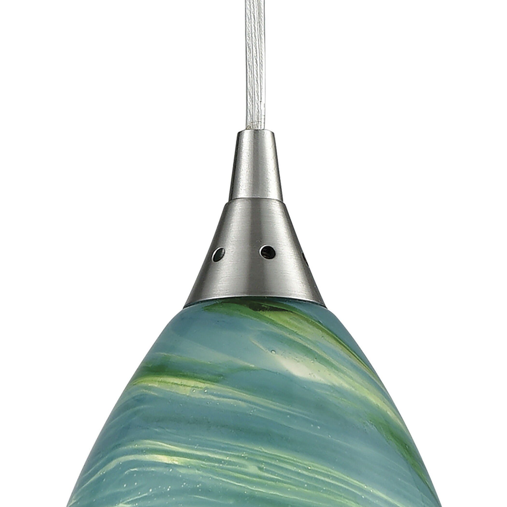 Collanino 1 Light 5 inch Satin Nickel Pendant Ceiling Light