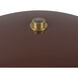 Alora Mood Poppy 13.88 inch 8 watt Burgundy Table Lamp Portable Light