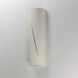 Puff LED 22 inch Chaulk White Outdoor Wall Mount