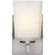 Madison 1 Light 5 inch Brushed Nickel Vanity Light Wall Light