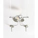 Tiella Matte Nickel Accent Cable Kit 5 Head, Pivot