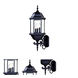 Madison 3 Light 26 inch Matte Black Exterior Wall Mount