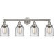 Bell 4 Light 33.5 inch Brushed Satin Nickel Bath Vanity Light Wall Light