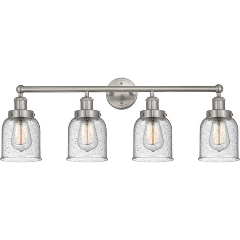 Bell 4 Light 33.5 inch Brushed Satin Nickel Bath Vanity Light Wall Light