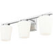 Nextra 3 Light 24 inch Brushed Nickel Bath Vanity Wall Light