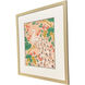 Peacock Paradise II Orange and Green and Red and Pink Framed Art, Propac