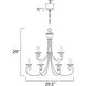 Loft 9 Light 29.5 inch Oil Rubbed Bronze Multi-Tier Chandelier Ceiling Light