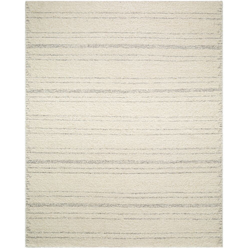 Machu Picchu 36 X 24 inch Pearl / Sterling Grey Handmade Rug in 2 x 3