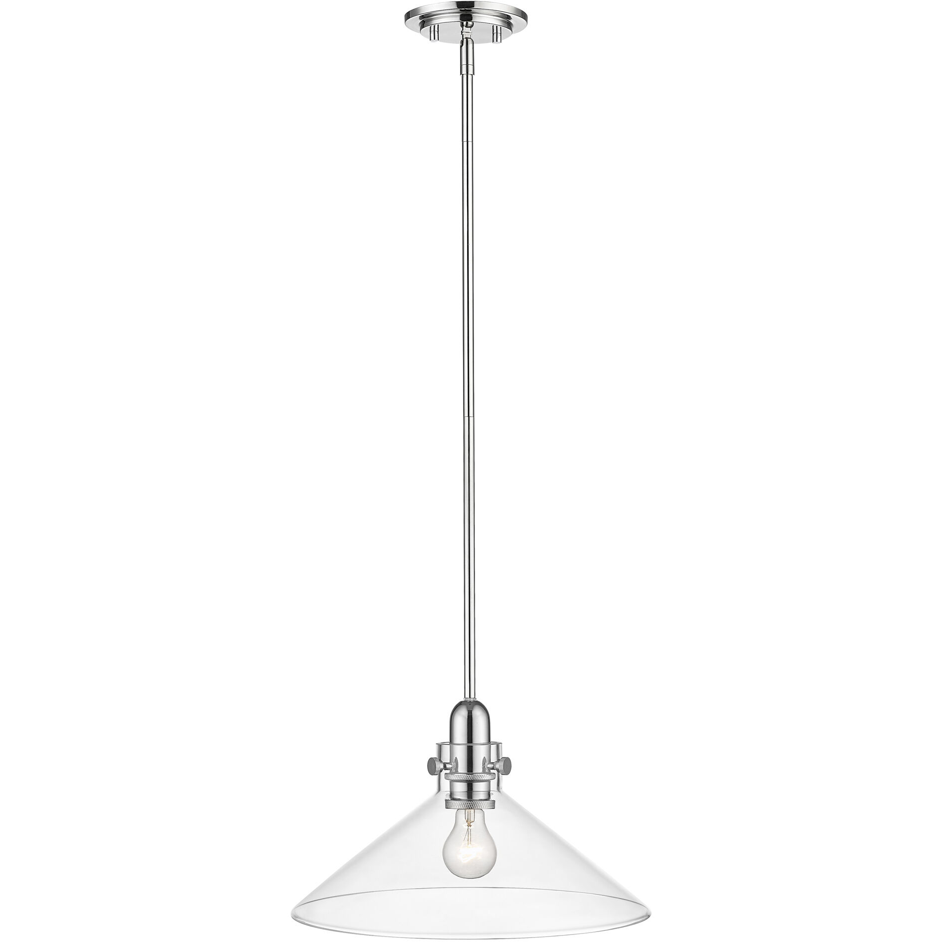 Dwyer 1 Light 15 inch Polished Nickel Pendant Ceiling Light