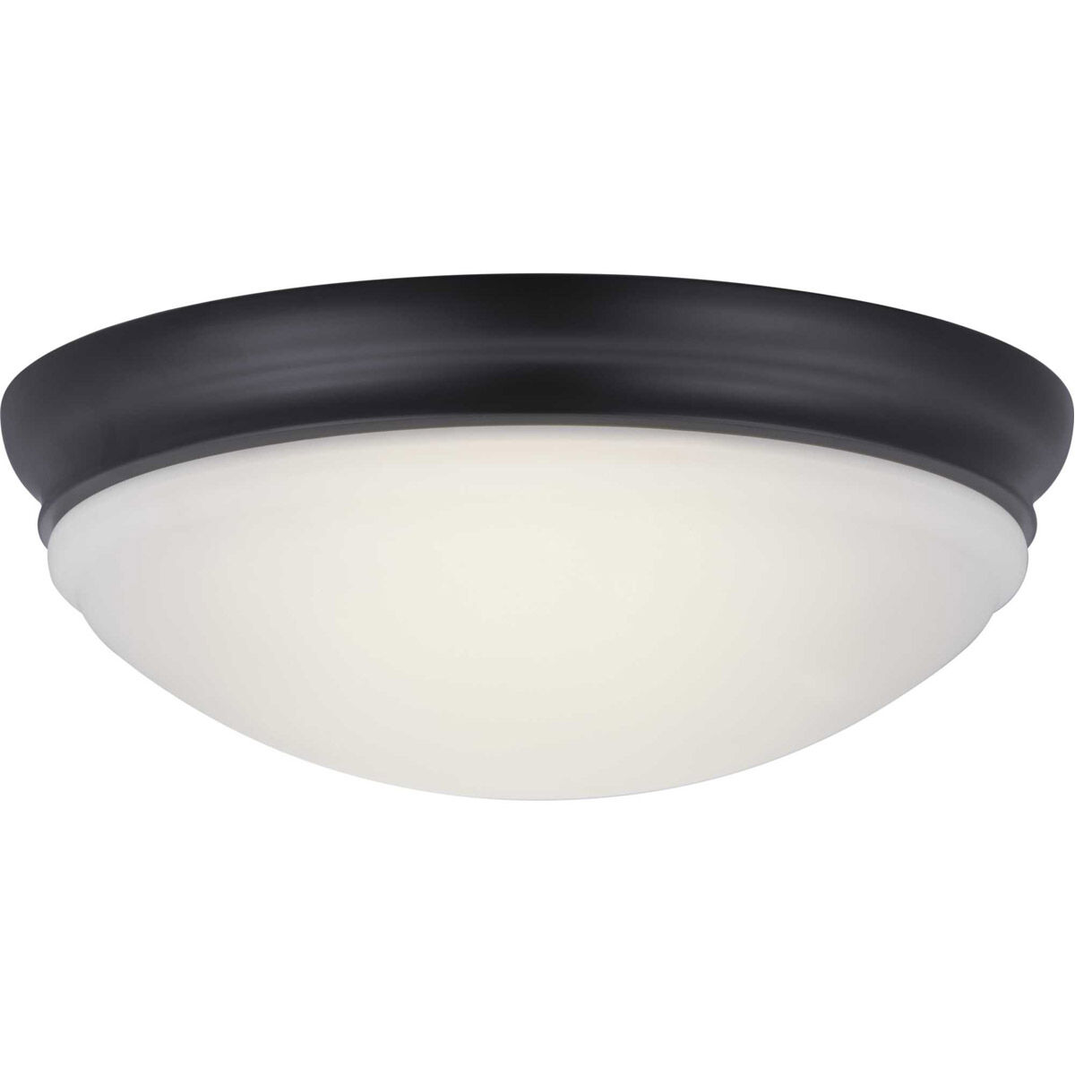 LED Flush Mount LED 15.25 inch Antique Bronze Flush Mount Ceiling Light, Progress LED