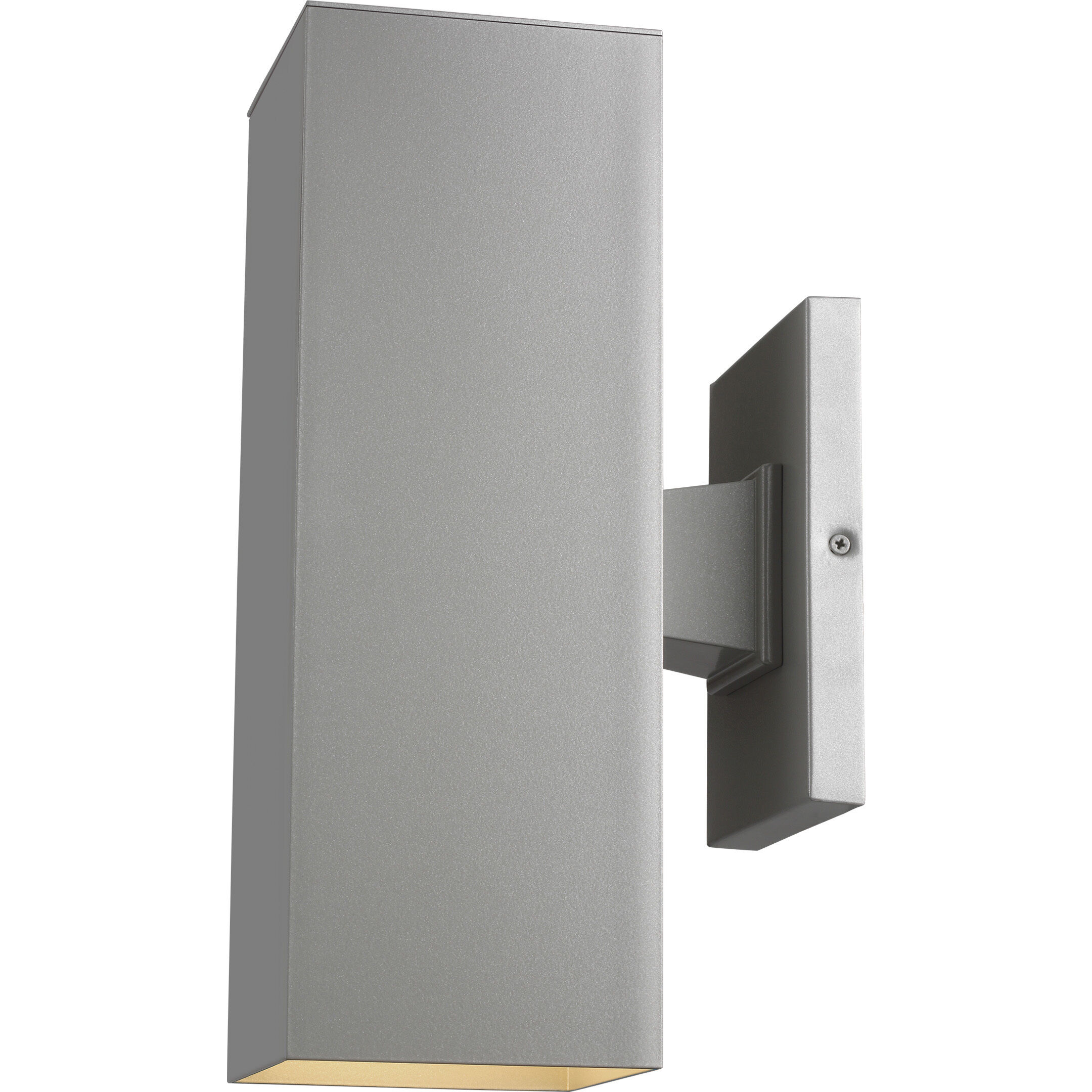 Pohl 2 Light 14.25 inch Painted Brushed Nickel Outdoor Wall Lantern