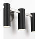 Zentro 4 Light 24 inch Brushed Nickel Vanity Light Wall Light in Incandescent