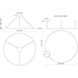 Cerchio LED 70.88 inch Brushed Gold Pendant Ceiling Light