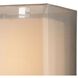 Exeter 30 inch 60 watt Chrome Buffet Lamp Portable Light