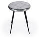 Midway Aviator Metal Side Table in Silver