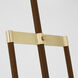 Ray Booth Alda 55.25 inch 15.00 watt Antique-Burnished Brass and Walnut Adjustable Floor Lamp Portable Light
