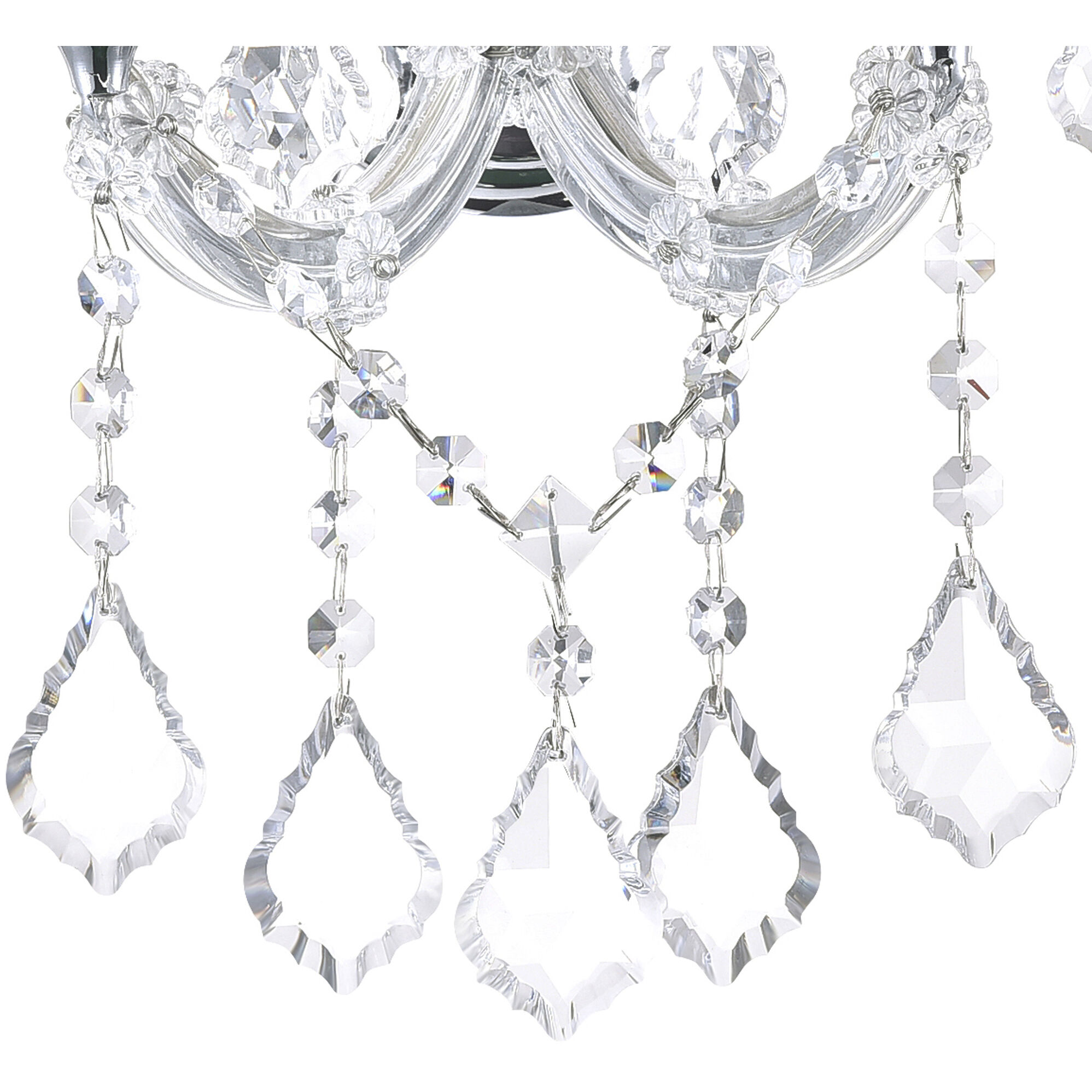 Maria Theresa 2 Light 12 inch Chrome Wall Light