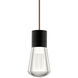 Alva LED 3.6 inch Black Line-Voltage Pendant Ceiling Light
