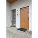 Striate Outdoor Wall Light in Silver