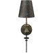 Anselm 1 Light 5.25 inch Verde Bronze and Contemporary Gold Wall Sconce Wall Light