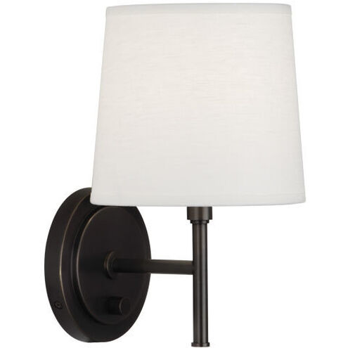 Bandit 1 Light 7 inch Deep Patina Bronze Wall Sconce Wall Light