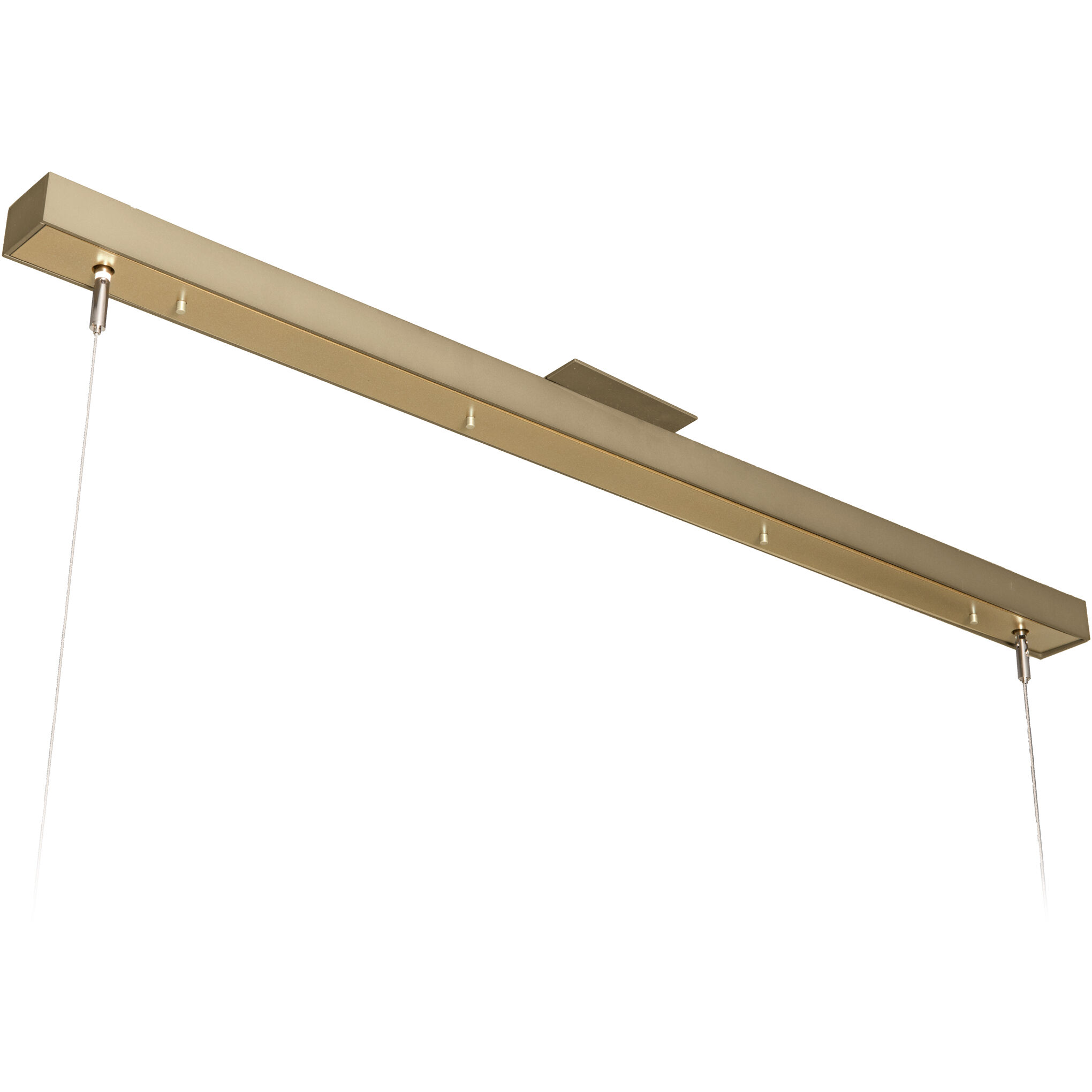 Art + Alchemy Ingot LED 1.25 inch Modern Brass Pendant Ceiling Light