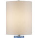 Aquaviva 27.75 inch 150 watt Blue and Clear Table Lamp Portable Light