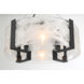 Cloud Break 4 Light 18 inch Coal Semi-Flush Ceiling Light