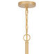 Abner 5 Light 24 inch Aged Brass Chandelier Ceiling Light
