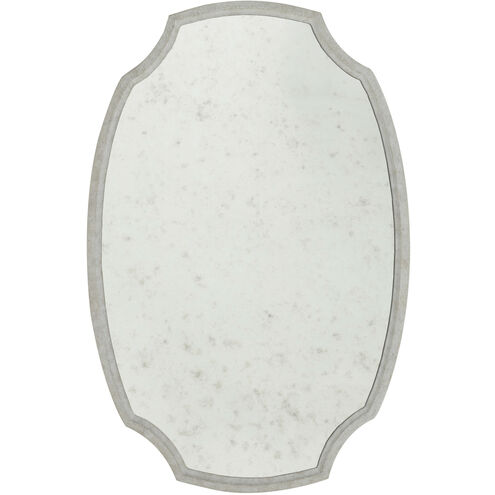Margot 50 X 32.75 inch Textured White Mirror