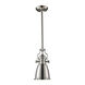 Pittsburgh 1 Light 7.5 inch Satin Nickel Mini Pendant Ceiling Light