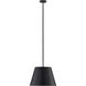 Lilly 1 Light 18 inch Matte Black Pendant Ceiling Light