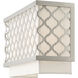 Arabesque 2 Light 13 inch Brushed Nickel ADA ADA Wall Sconce Wall Light