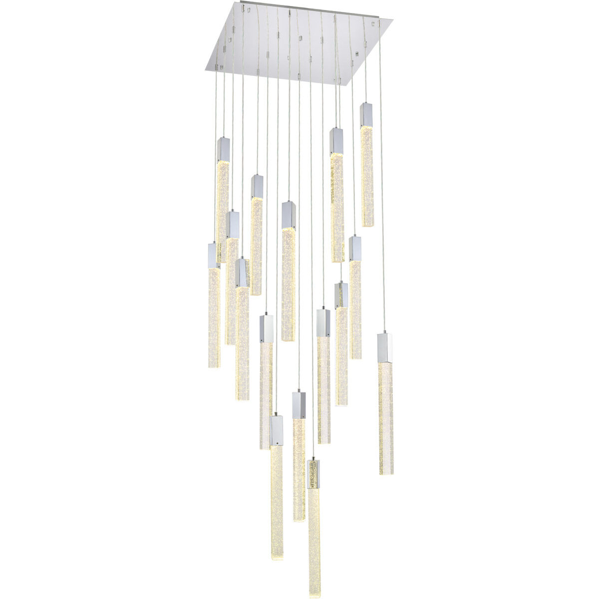 Weston 16 Light 30 inch Chrome Pendant Ceiling Light