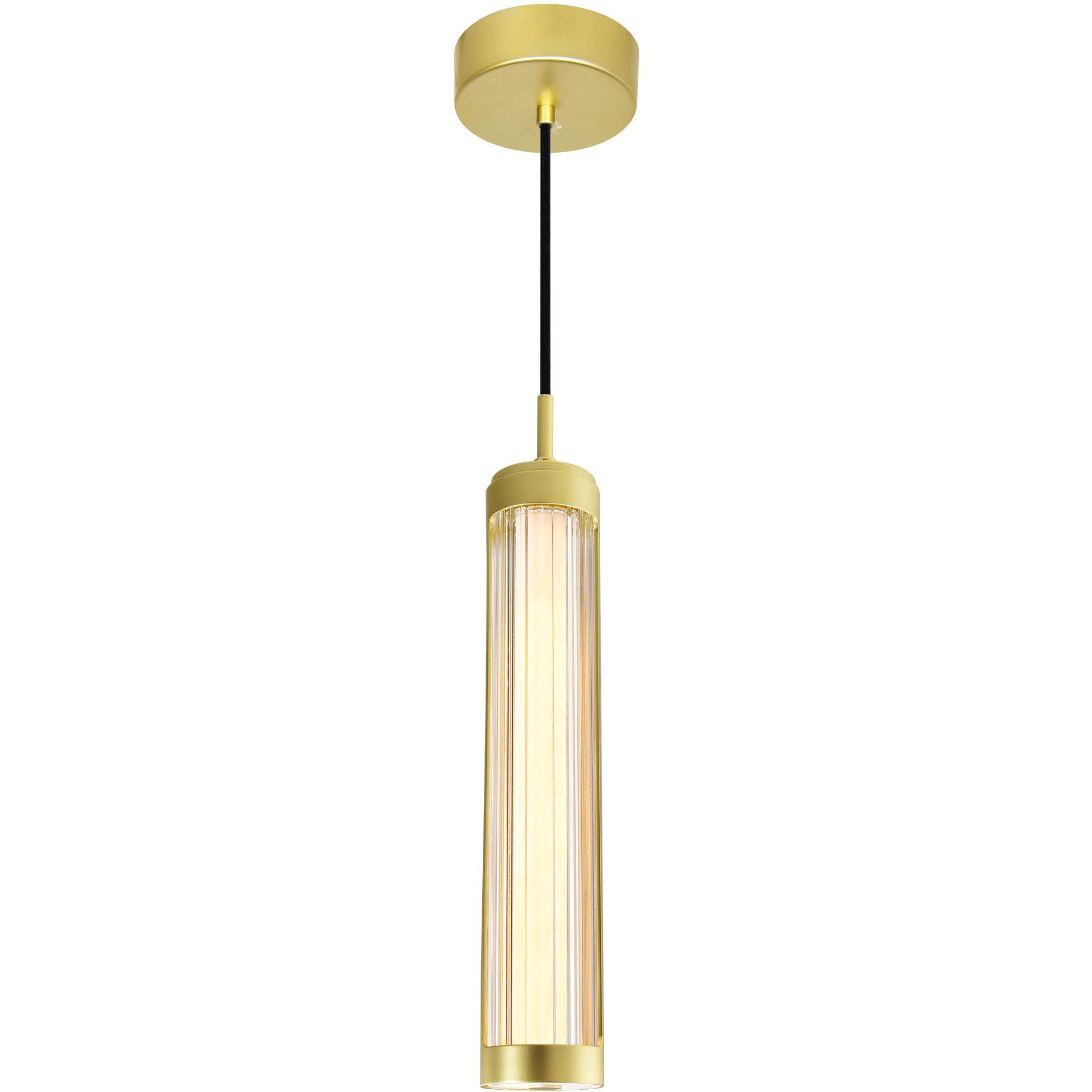 Neva LED 2.5 inch Satin Gold Mini Pendant Ceiling Light