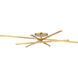 Sean Lavin Cityscape 8 Light 36.4 inch Hand Rubbed Antique Brass Flush Mount Ceiling Light