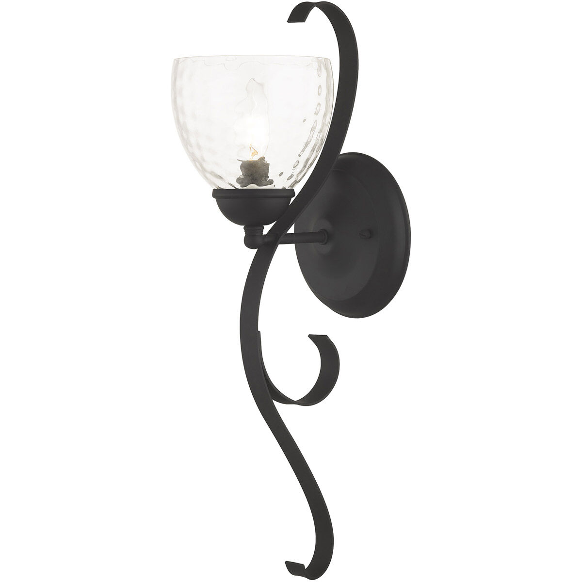Brookside 1 Light 6 inch Black Wall Sconce Wall Light