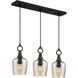 Kendrick 3 Light 29 inch Western Bronze Island Chandelier Ceiling Light