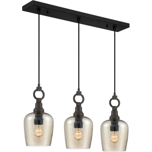 Kendrick 3 Light 29 inch Western Bronze Island Chandelier Ceiling Light