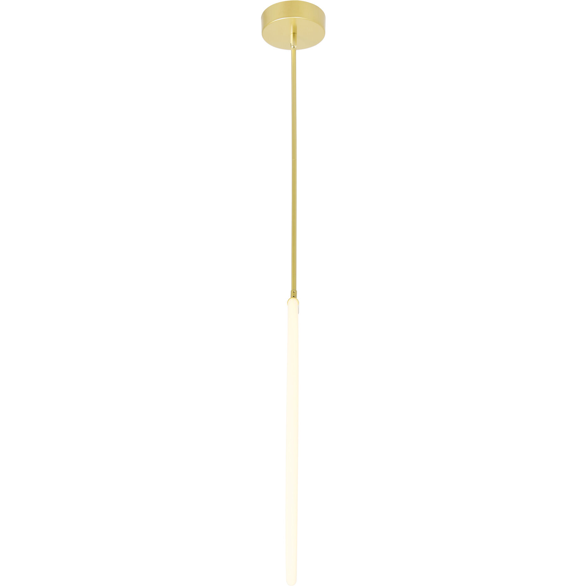 Hoops LED 5 inch Satin Gold Chandelier Ceiling Light