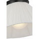 Amber Lewis Bradley LED 18 inch Bronze Flush Mount Ceiling Light
