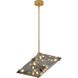 Canada 9 Light 11.8 inch Gold Chandelier Ceiling Light