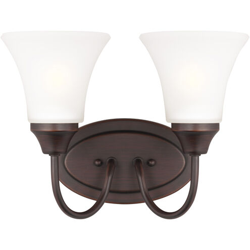Holman 2 Light 11.75 inch Bronze Wall Bath Fixture Wall Light