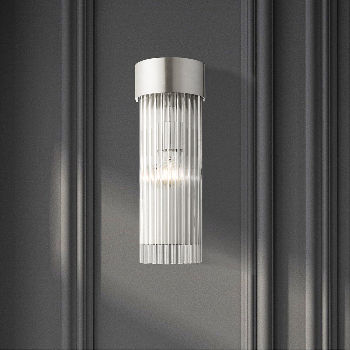 Norwich 1 Light 6 inch Brushed Nickel ADA Sconce Wall Light