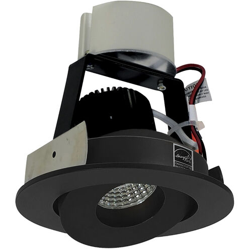 Iolite Black with Black Recessed Light in 2700K, 1000, Retrofit Round Gimbal