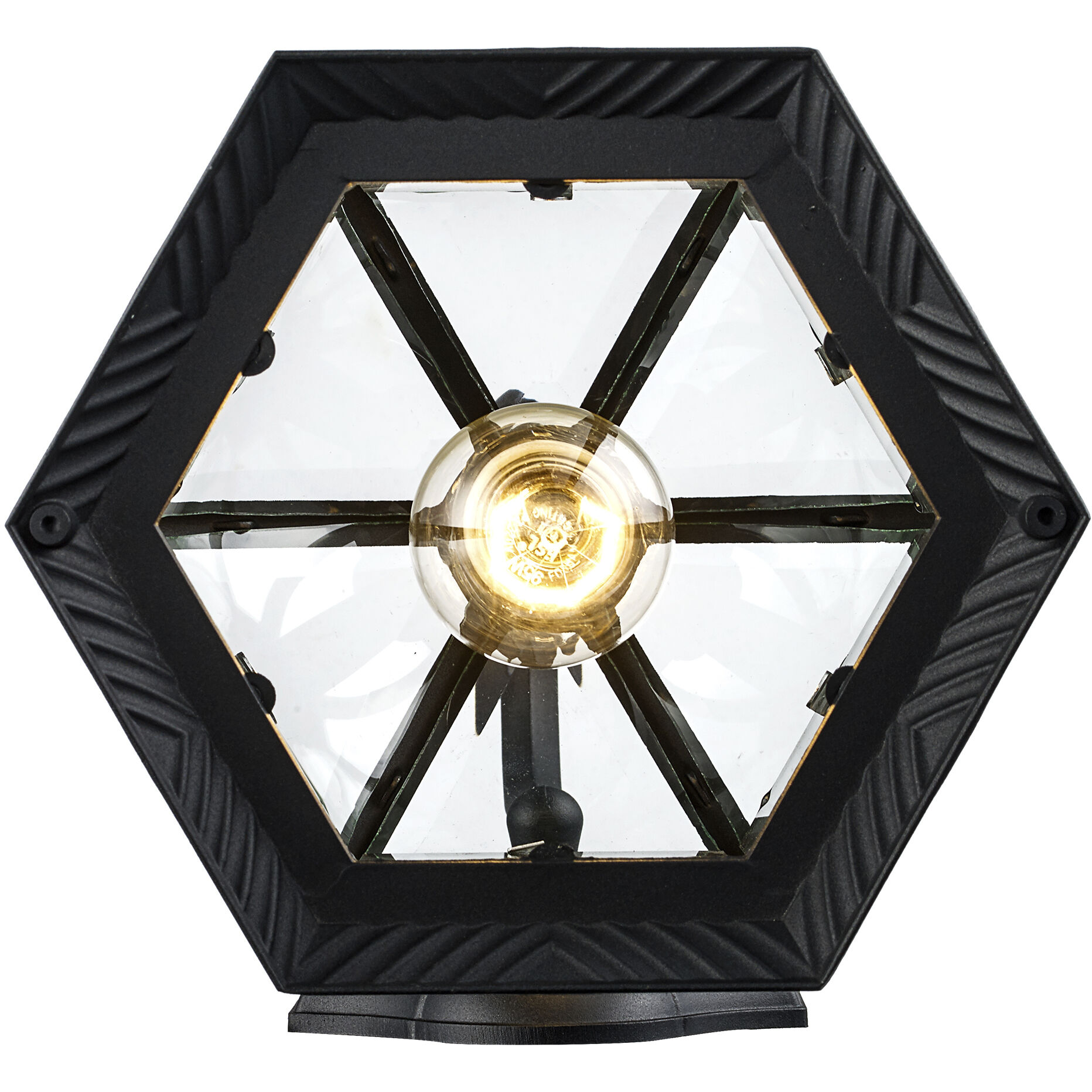 Wentworth 1 Light 16 inch Black Outdoor Wall Lantern 