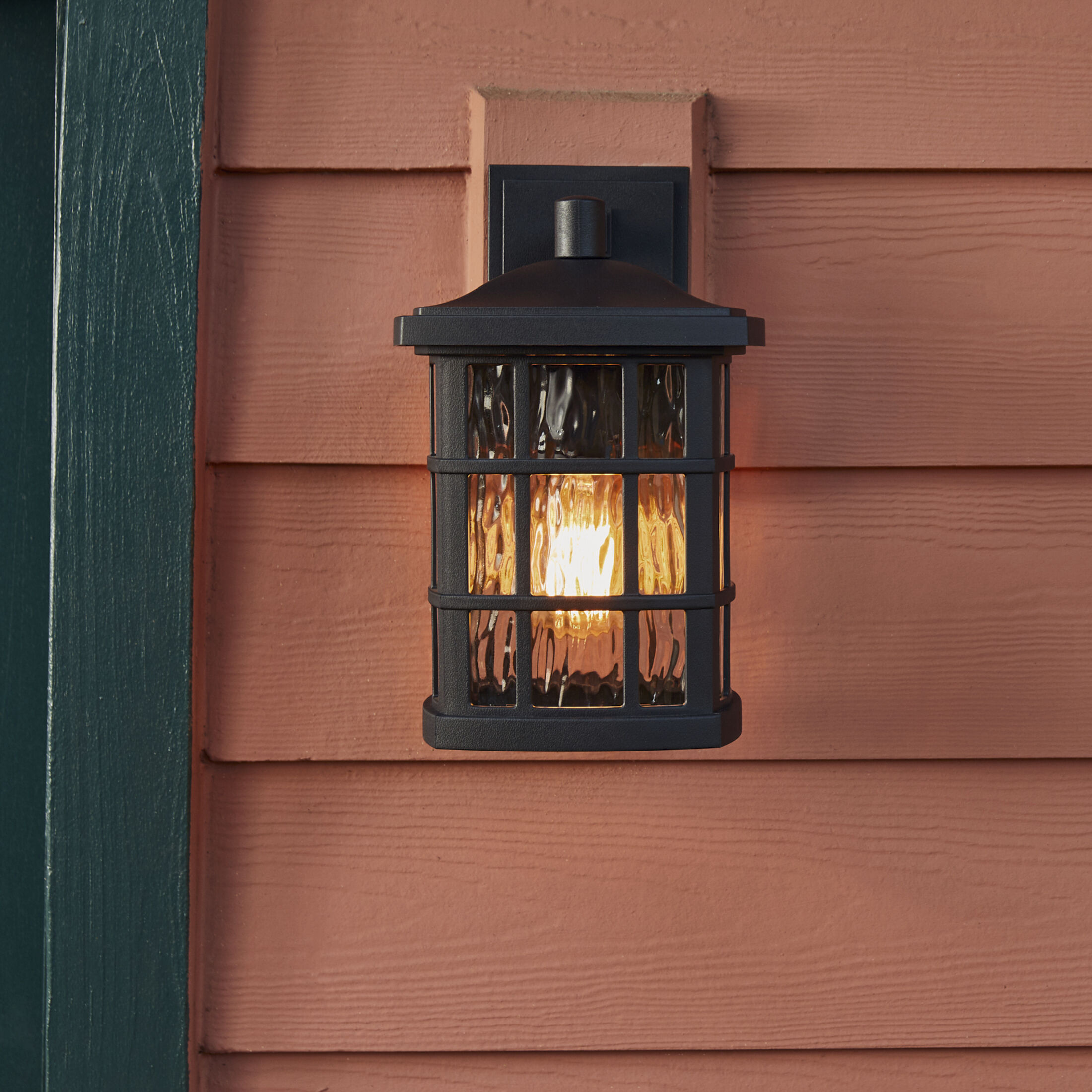 Stonington 1 Light 10.5 inch Mystic Black Outdoor Wall