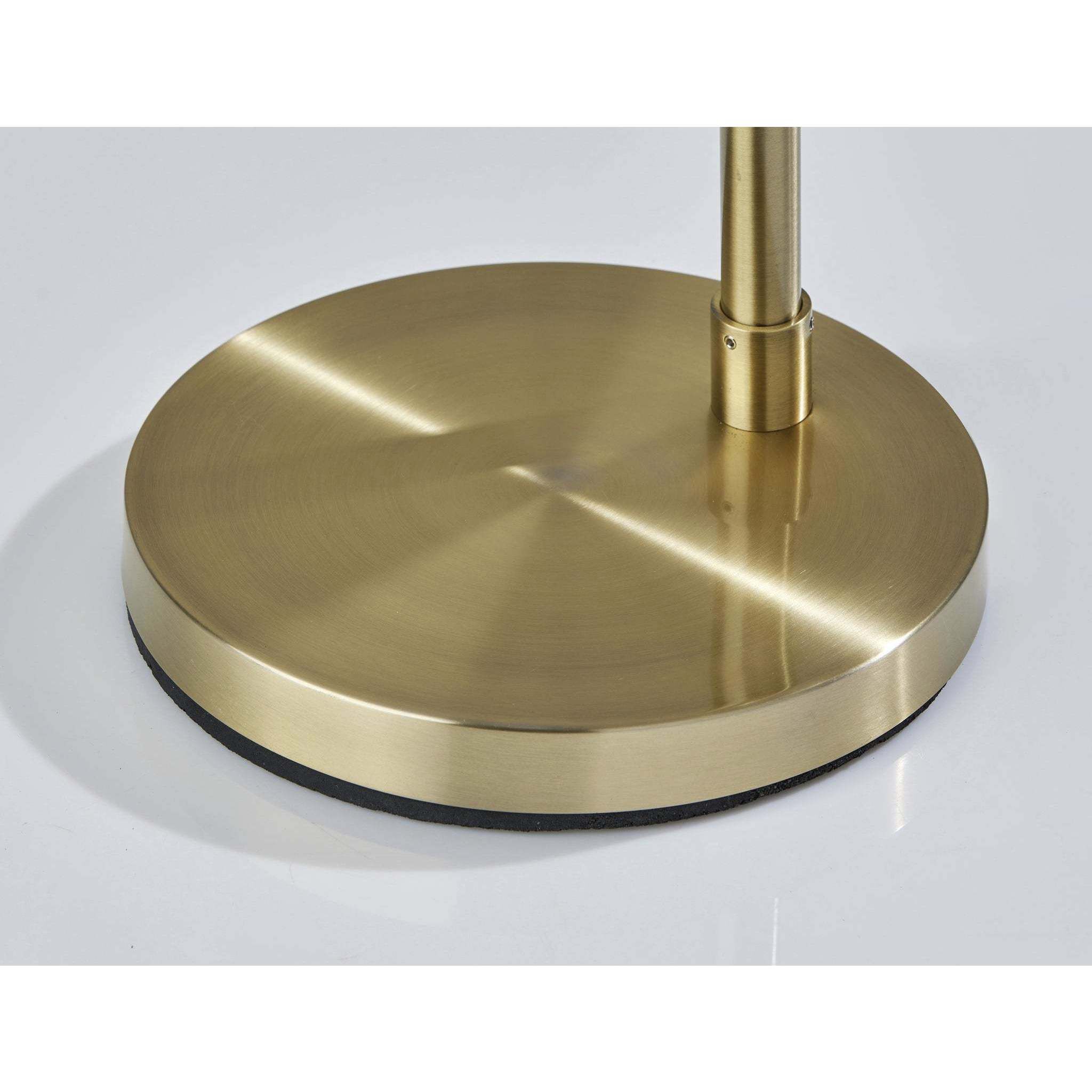 Magnolia 61.75 inch 100.00 watt Antique Brass Floor Lamp Portable Light