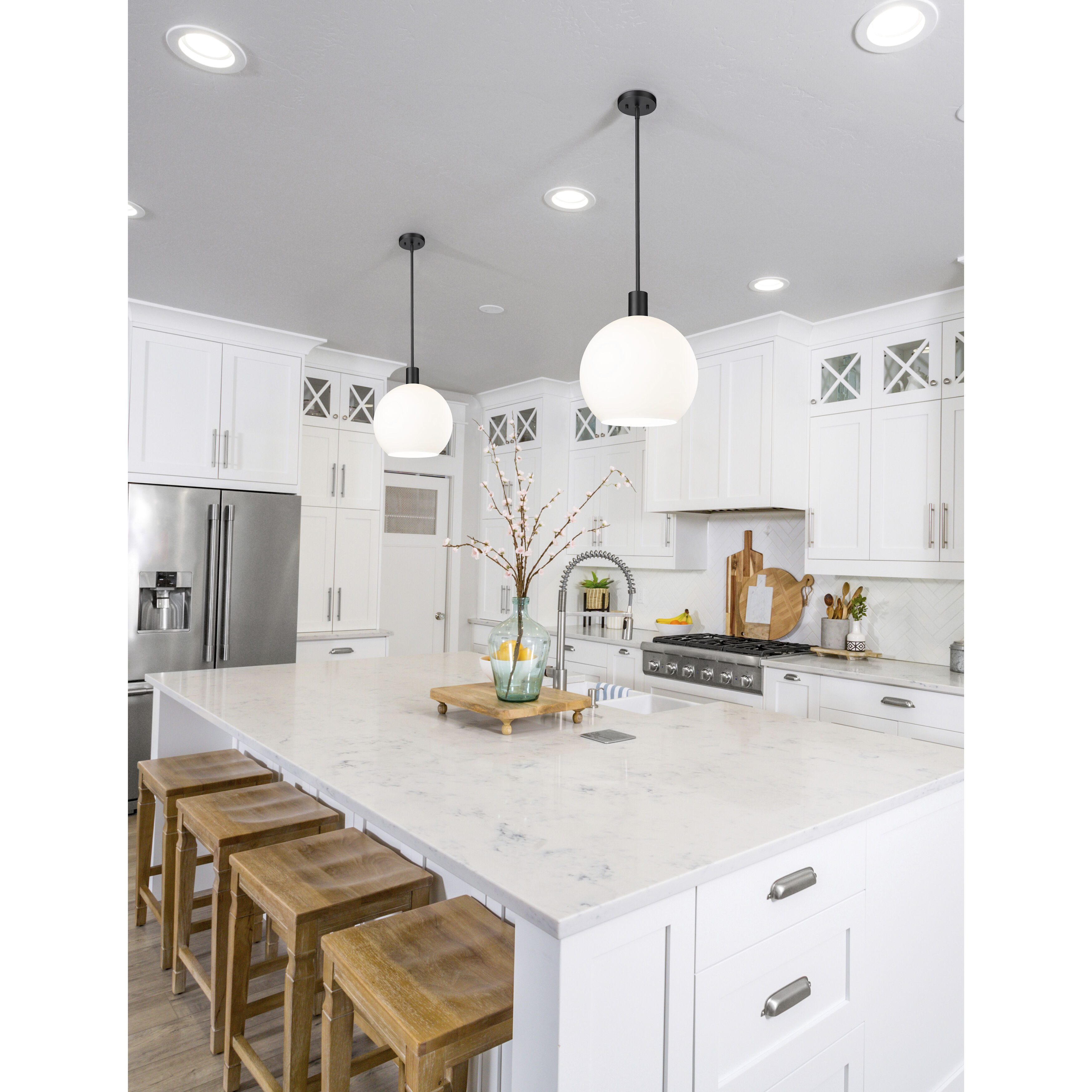 Margo 1 Light 13.75 inch Matte Black Pendant Ceiling Light