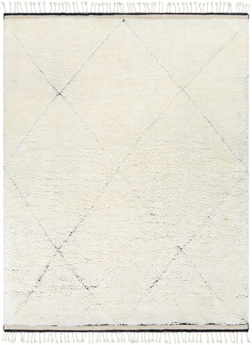 Sahara 120 X 96 inch Cream Rug in 8 x 10, Rectangle